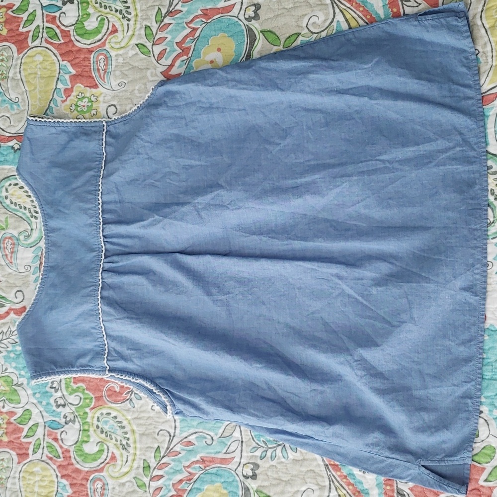Talbots embroidered top / M - Picture 3 of 7